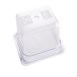 Vogue polycarbonaat 1/6 gastronorm container 150mm transparant