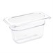 Vogue polycarbonaat 1/9 gastronorm container 100mm helder