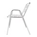 Bolero stapelbare aluminium stoelen (4 stuks)