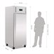 Polar U-serie professionele 1-deurs koeling RVS 650Ltr