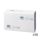 Tork Z-gevouwen handdoeken 1-laags blauw (12 stuks)