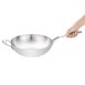 Vogue tri-wall wok met vlakke bodem 35cm