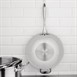 Vogue tri-wall wok met vlakke bodem 35cm