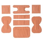 Stoffen pleisters assorti (100 stuks)
