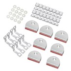 Polar glasbevestigingsset