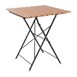 Bolero vierkante imitatiehouten tafel 60cm