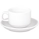 SPECIALE AANBIEDING Athena Hotelware stapelbare theekoppen en schotels (24 stuks)