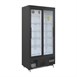 Polar G-serie staande barkoeling/display koeling met schuifdeuren 490L zwart