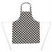 Whites kinderschort zwart-wit geruit