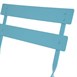 Bolero stalen opklapbare stoelen turquoise (2 stuks)