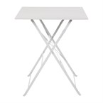 Bolero vierkante opklapbare stalen tafel grijs 60cm