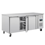 Polar U-serie 3-deurs counter met euronorm opslag 634L