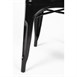 Bolero Bistro stalen stoel zwart (4 stuks)