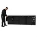 Polar U-serie dubbele deur back bar toonbank koelkast met laden