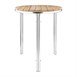 Bolero essen en aluminium tafel rond 60cm