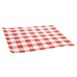 Rood Gingham vetvrij papier 19x31cm (200 stuks)