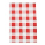 Rood Gingham vetvrij papier 19x31cm (200 stuks)