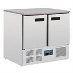 Polar G-serie koelwerkbank met marmeren werkblad 240Ltr