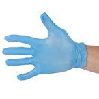 Hygiplas vinyl handschoenen blauw poedervrij M (100 stuks)