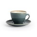 Olympia Kiln Cappuccinoschotels Blauw 14cm (6 Stuks)
