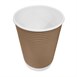Fiesta Recyclable Hot Cups met gerimpelde wand lichtbruin 23cl x500 (500 stuks)