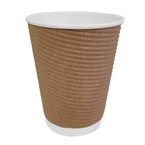 Fiesta Recyclable koffiebekers ribbelwand 340ml (500 stuks)