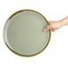 Olympia Kiln Ronde Coupeborden Mosgroen 28cm (4 Stuks)