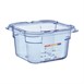 Araven ABS blauwe GN 1/6 voedseldoos 10cm diep