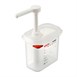 Araven sausdispenser GN 1/9 transparant 1,5Ltr