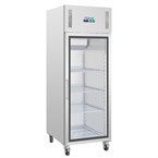 Polar G-serie Gastro 1-deurs koeling met glazen deur 600Ltr