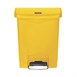 Rubbermaid Slim Jim Front Step pedaalemmer 30L geel
