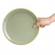 Olympia Kiln Coupe Borden Mosgroen 23cm (6 Stuks)