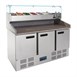 Polar G-serie gekoelde pizza/sandwich prepareercounter 368L