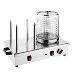 Buffalo hotdogwarmer met 4 warmhoudpennen