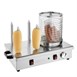 Buffalo hotdogwarmer met 4 warmhoudpennen
