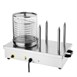 Buffalo hotdogwarmer met 4 warmhoudpennen