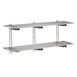 Gastro M RVS wandplank zonder steunen 100x40cm