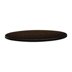 Topalit Classic Line rond tafelblad wengé