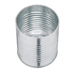 Olympia gegalvaniseerd stalen blik 11(H) x 9(Ø)cm