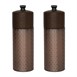 Olympia koperen en houten zout- en pepermolenset 15cm (2 stuks)