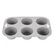 Vogue flexibele silicone muffinvorm 6 cups