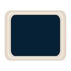 Roltex Original dienblad blauw 32,5 x 26,5cm