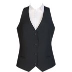 Damesgilet 4 knopen zwart