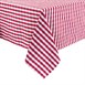 Mitre Comfort Gingham tafelkleed rood-wit 132x132cm