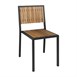 Bolero stalen en acaciahouten stoelen (4 stuks)