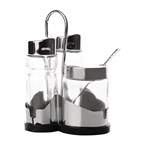 Comas menageset voor zout, peper en mosterd