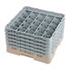Cambro Camrack vaatwaskorf met 25 compartimenten max. glashoogte 25,7cm