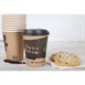 Fiesta Compostable composteerbare koffiebekers enkelwandig bruin 34cl (50 stuks)