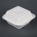 Fiesta Compostable bagasse hamburgerbakjes 152mm (500 stuks)