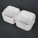 Fiesta Compostable bagasse hamburgerbakjes 152mm (500 stuks)